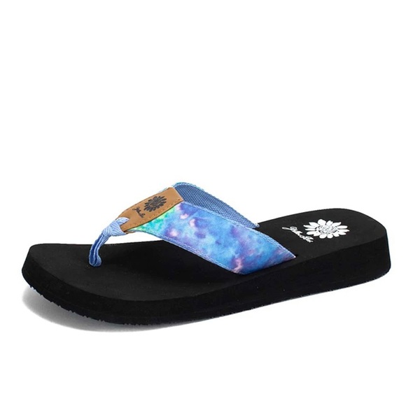 Yellow Box Shoes Yellow Box Flip Flop Falit Color Blue Poshmark